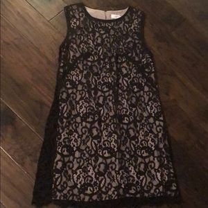 Ann Taylor Loft Black Lace Dress